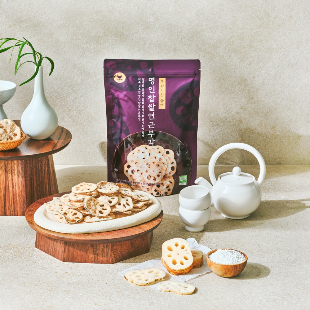 만전김 후라잉칩블랙 명인찹쌀연근부각 70g