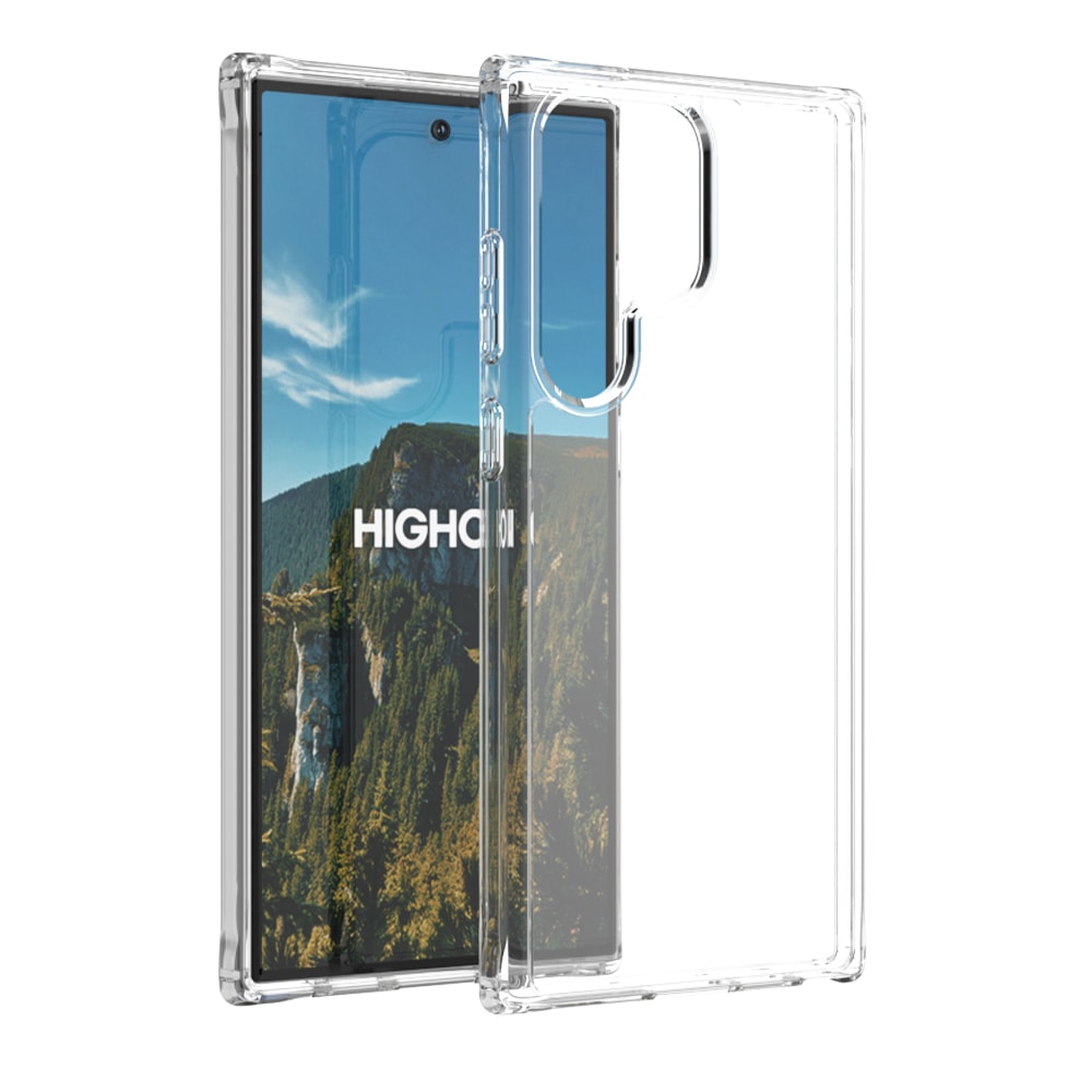 하이온 갤럭시 S24 울트라 플러스 하이쉘 슬림 범퍼 젤하드 투명 케이스 1T