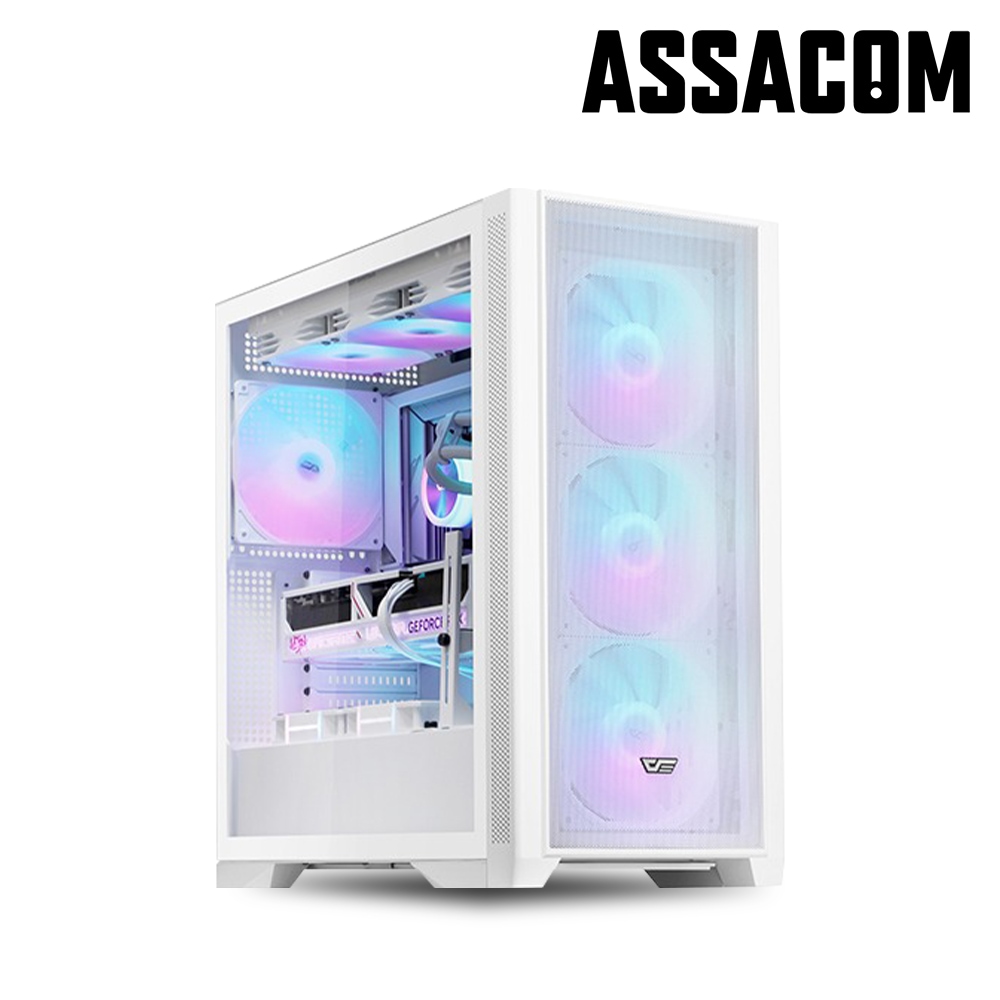아싸컴 AMD 9800X3D+RX9070XT 16G+32GB+2TB 화이트 조립PC 게이밍컴퓨터