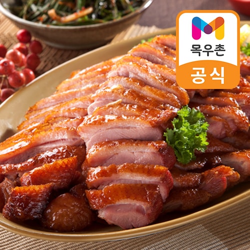 인정식탁 목우촌 허브갈릭 훈제오리210g x 12팩 + 소스 6봉