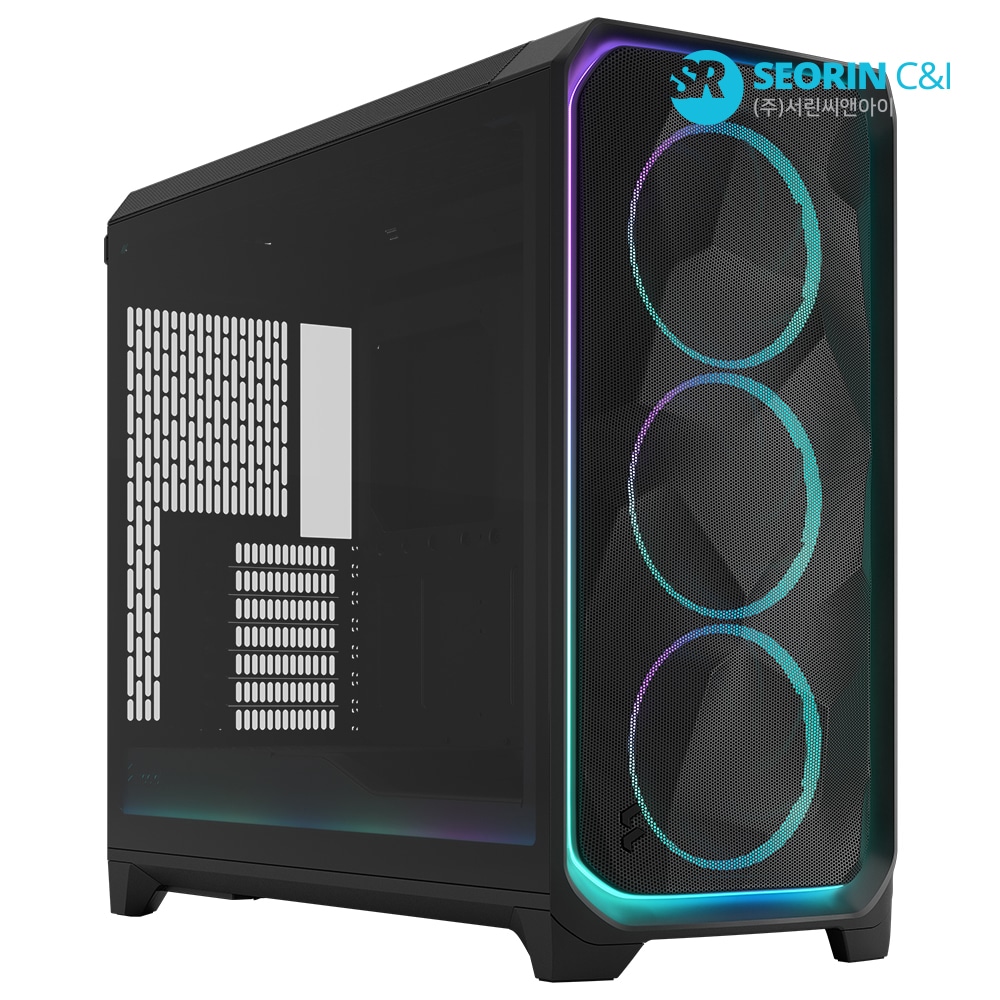 프렉탈디자인 서린공식 Fractal Design Meshify3 XL 앰비언스 Pro RGB 강화 블랙