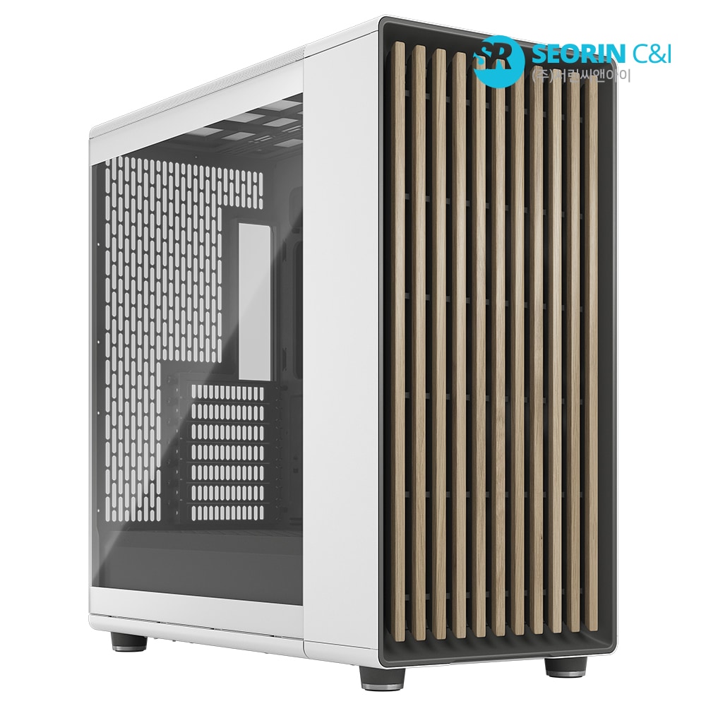 프렉탈디자인 서린공식 Fractal Design North XL 클리어 강화 화이트