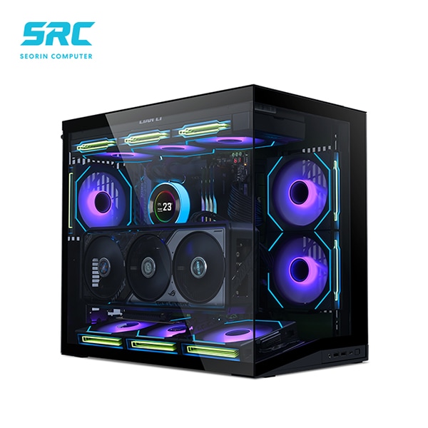 서린컴퓨터 9800X3D_RAM 32GB_리안리 O11D MINI V2 CL팬 블랙 반본체PC