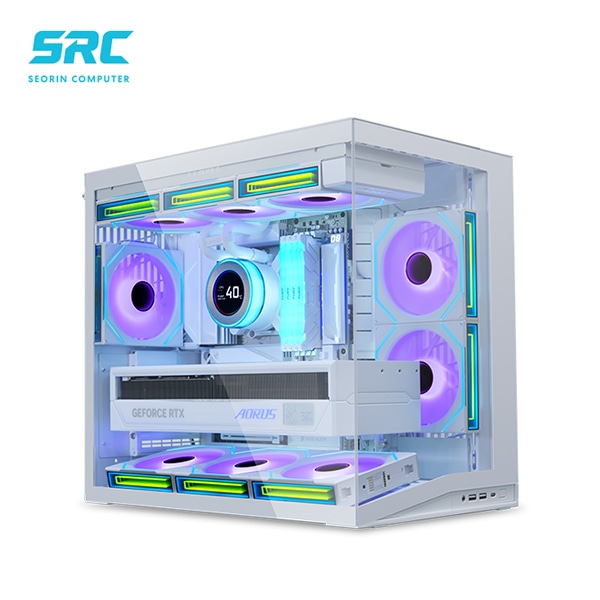 서린컴퓨터 7800X3D_RAM 32GB_리안리 O11D MINI V2 CL팬 화이트 반본체PC