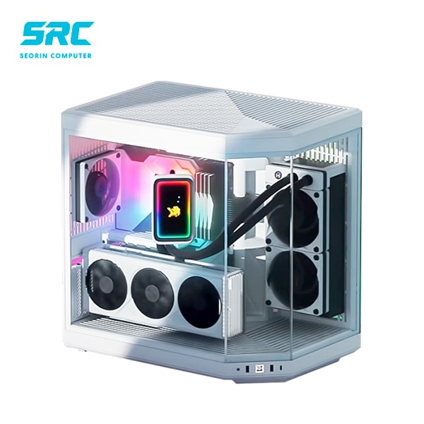 서린컴퓨터 7800X3D_RAM 32GB_HYTE Y70 스노우화이트 반본체PC