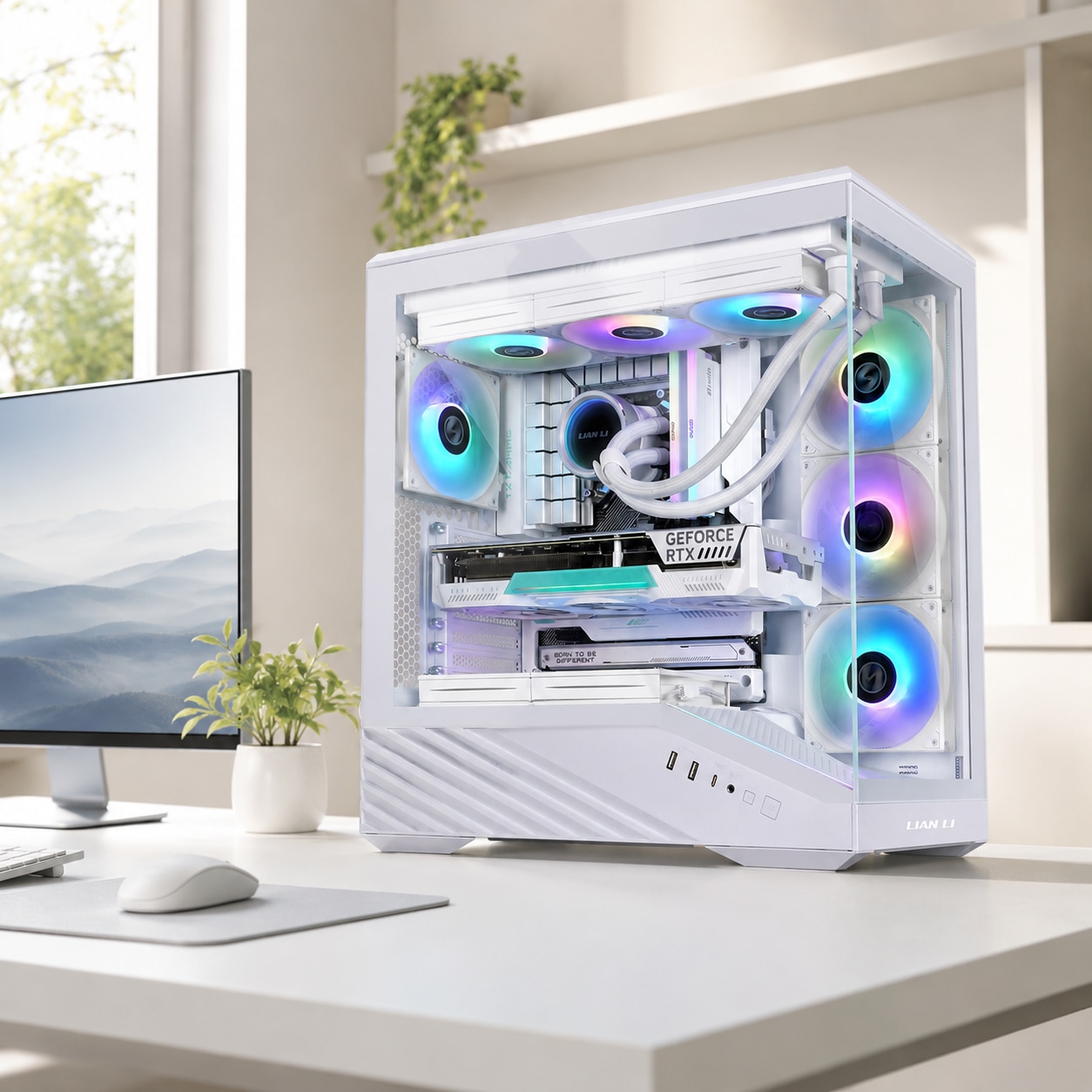 리안리 서린공식 Vector V100 ARGB 화이트