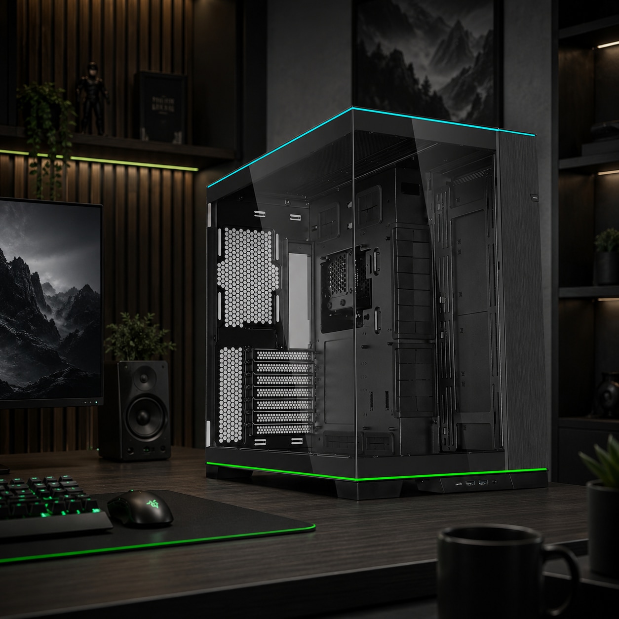 리안리 서린공식 PC-<b>O11D</b> <b>EVO</b> RGB 블랙