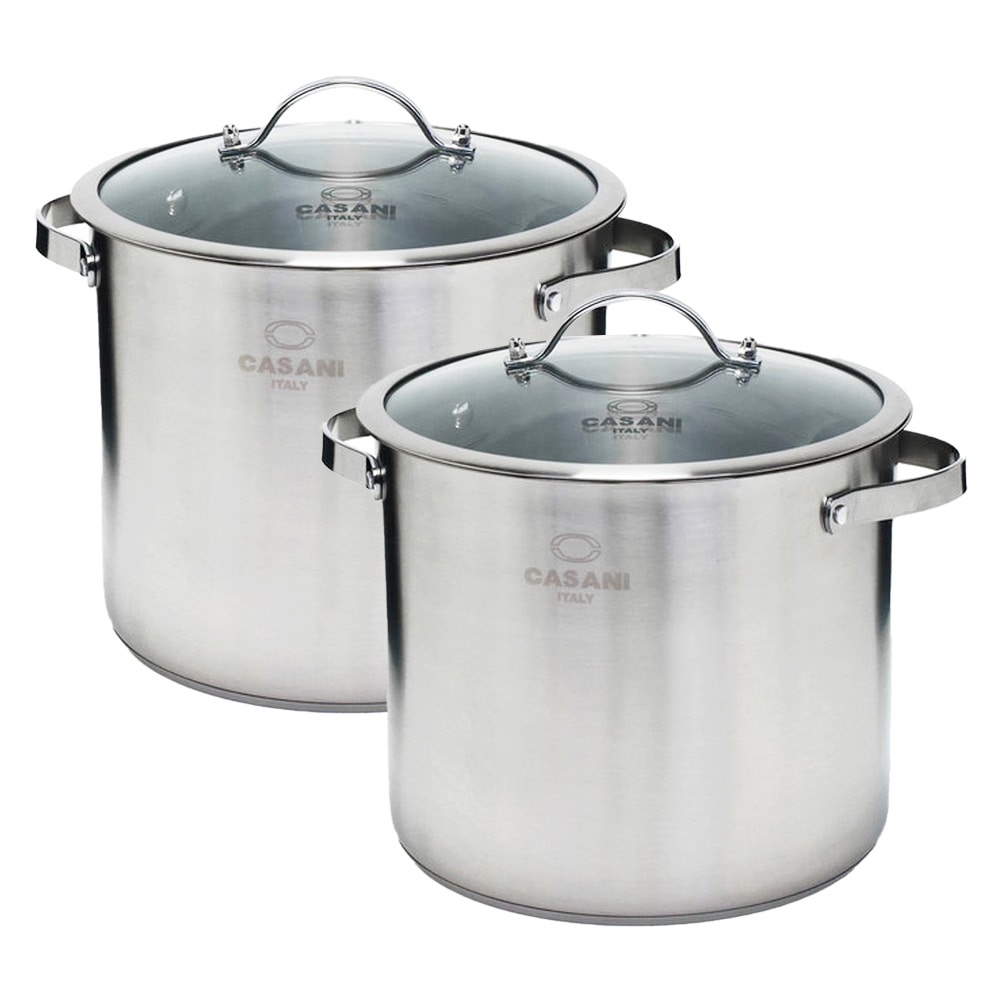 까사니 인덕션 쿠치나 스텐 하이곰솥 들통 잼팟 사골 깊은냄비 2size