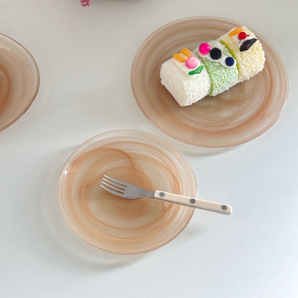 알라바스터 [오늘의집 단독]접시 16cm + 접시 21cm 코랄