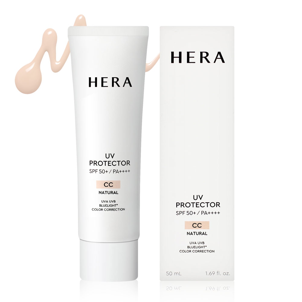 헤라(14924) UV 프로텍터 CC 50ml 씨씨 톤업크림 커버력 좋은 광채 NEW SPF50+