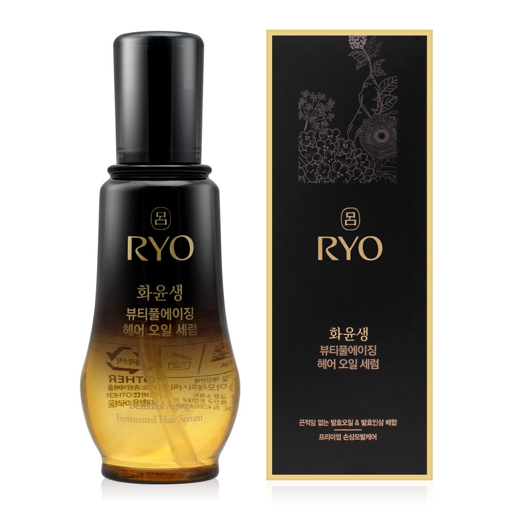 려 화윤생 뷰티풀에이징 두피 헤어 오일 에센스 세럼 100ml