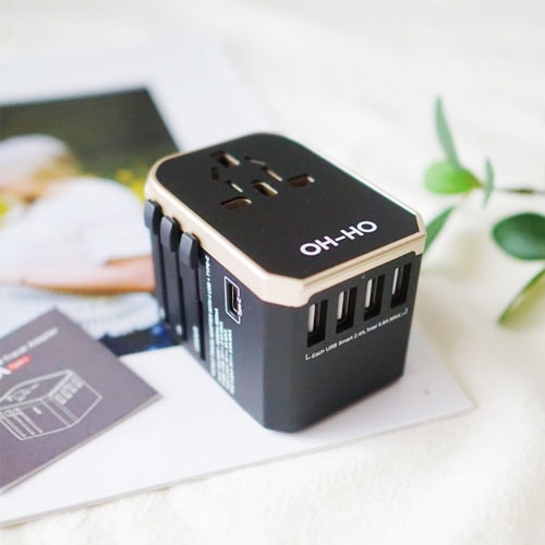 가우넷 YM105 여행용 어댑터 USB 4구 C타입