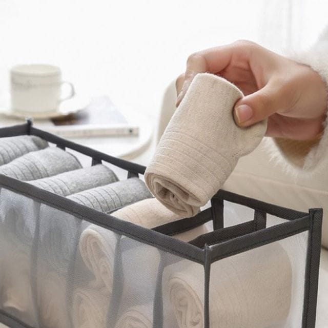 [신상품] 친절한탄씨 의류수납대 7구 데일리 속옷 칸칸이 클래식 수납함 정