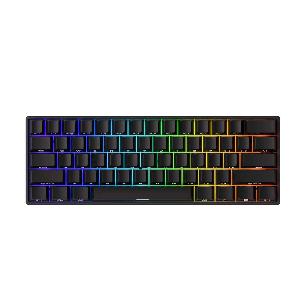 Akko MONSGEEK FUN60 Pro HE 자석축 기계식 유선 키보드 블랙