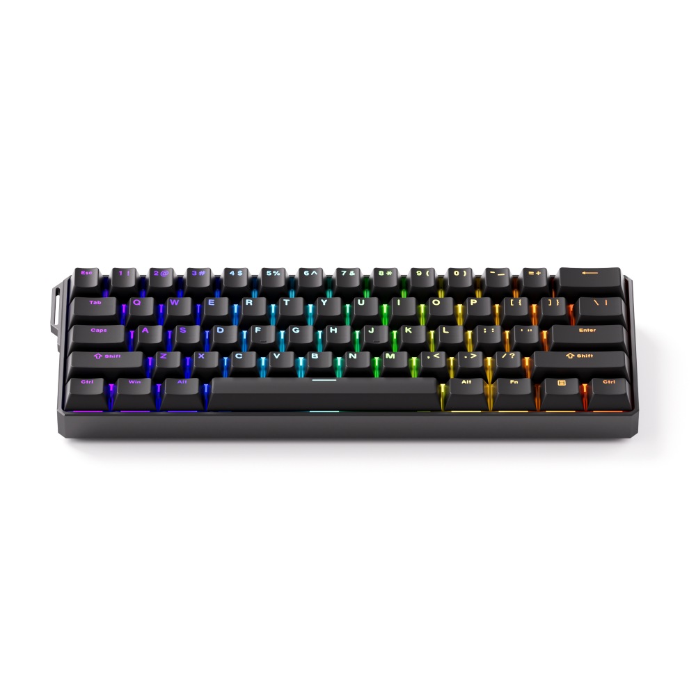Akko MONSGEEK FUN60 Ultra TMR HE 자석축 기계식 무선 키보드 블랙