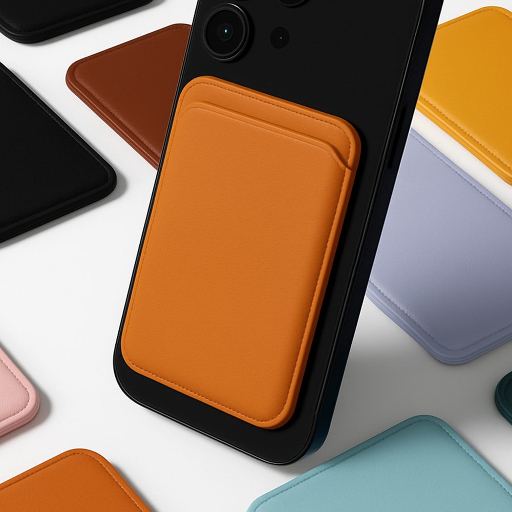 아이엠스탁 맥세이프 카드지갑 초강력 자석 가죽 케이스 홀더 아이폰 갤럭시 교통카드 슬롯