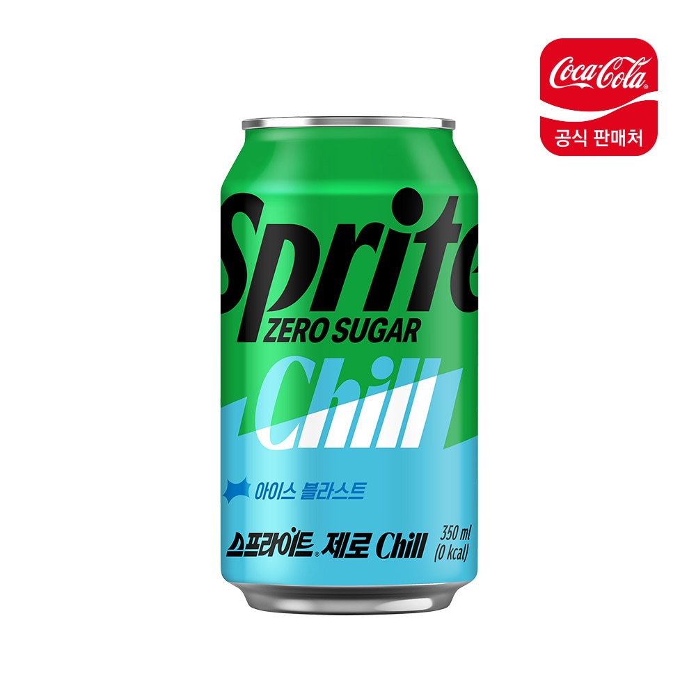 코카콜라 스프라이트 제로 Chill 아이스블라스트 350ml CAN (24입)