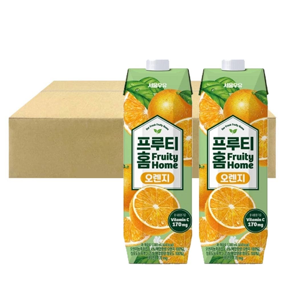 서울우유 서울우유 프루티홈 오렌지 주스 1000mlx9개