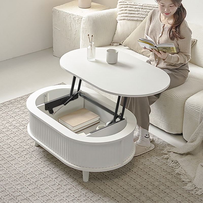 e스마트 모엘 높이조절 거실테이블 리프트업테이블 