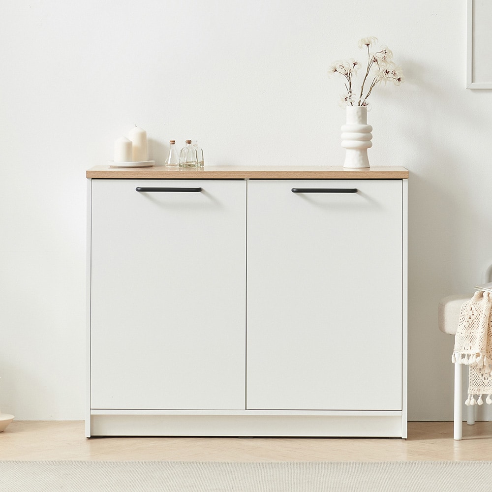 [신상품] 보루네오 하우스 마르체 루보 높은 거실 주방수납장 1000D BMF016C