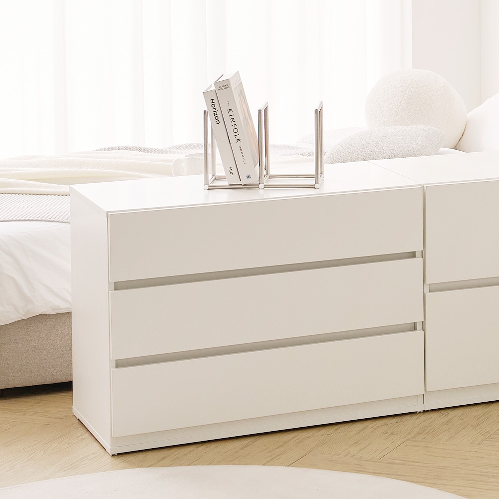 보루네오 하우스 마르체 하임 낮은 서랍장 800 3단 