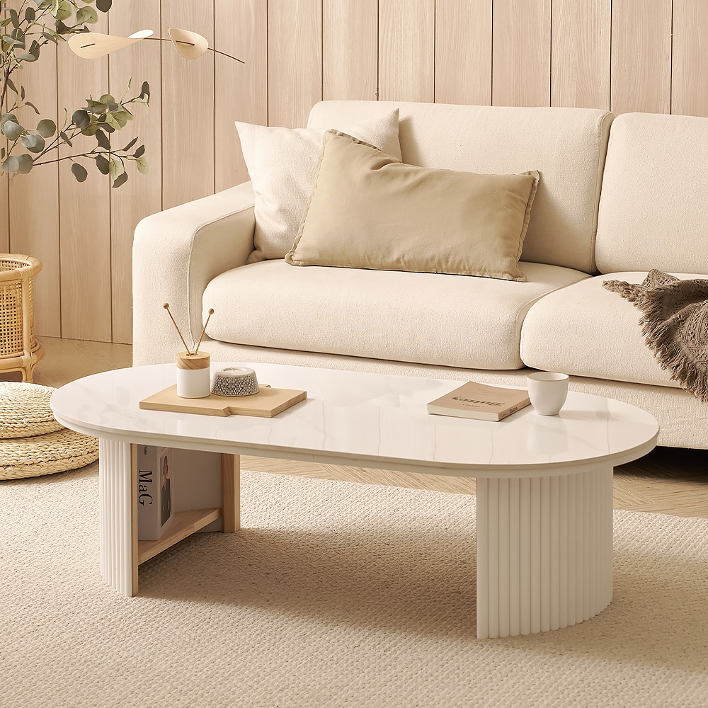 보루네오 하우스 마르체 몽스 세라믹 템바보드 원목 좌식 낮은 거실 1200 소파테이블 