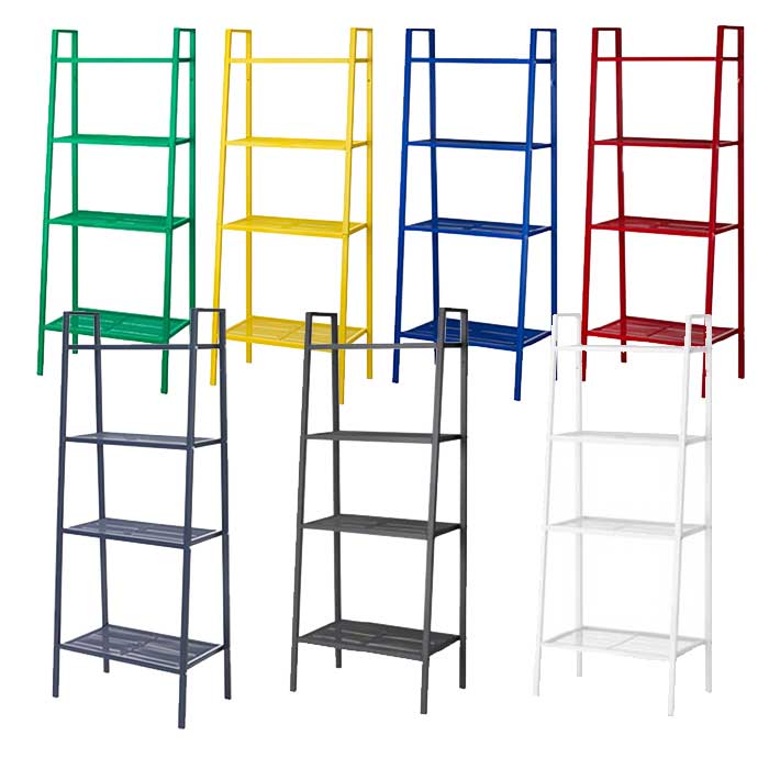 이케아 LERBERG 레르베리 철제선반(대형) 60x148cm/4단선반/와이드수납장/베란다 