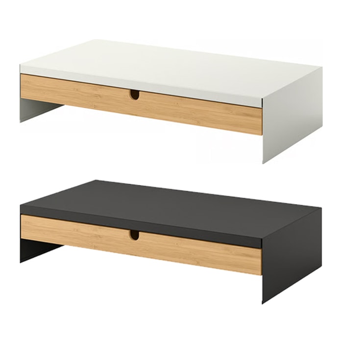 이케아 ELLOVEN 엘로벤 모니터스탠드+서랍장 모니터받침대 커피머신받침대 