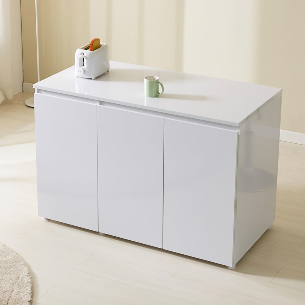 [신상품] 보루네오 하우스 엘리브 모아 홈바 주방 수납장 1200 광파오븐 렌지대 홈카페장