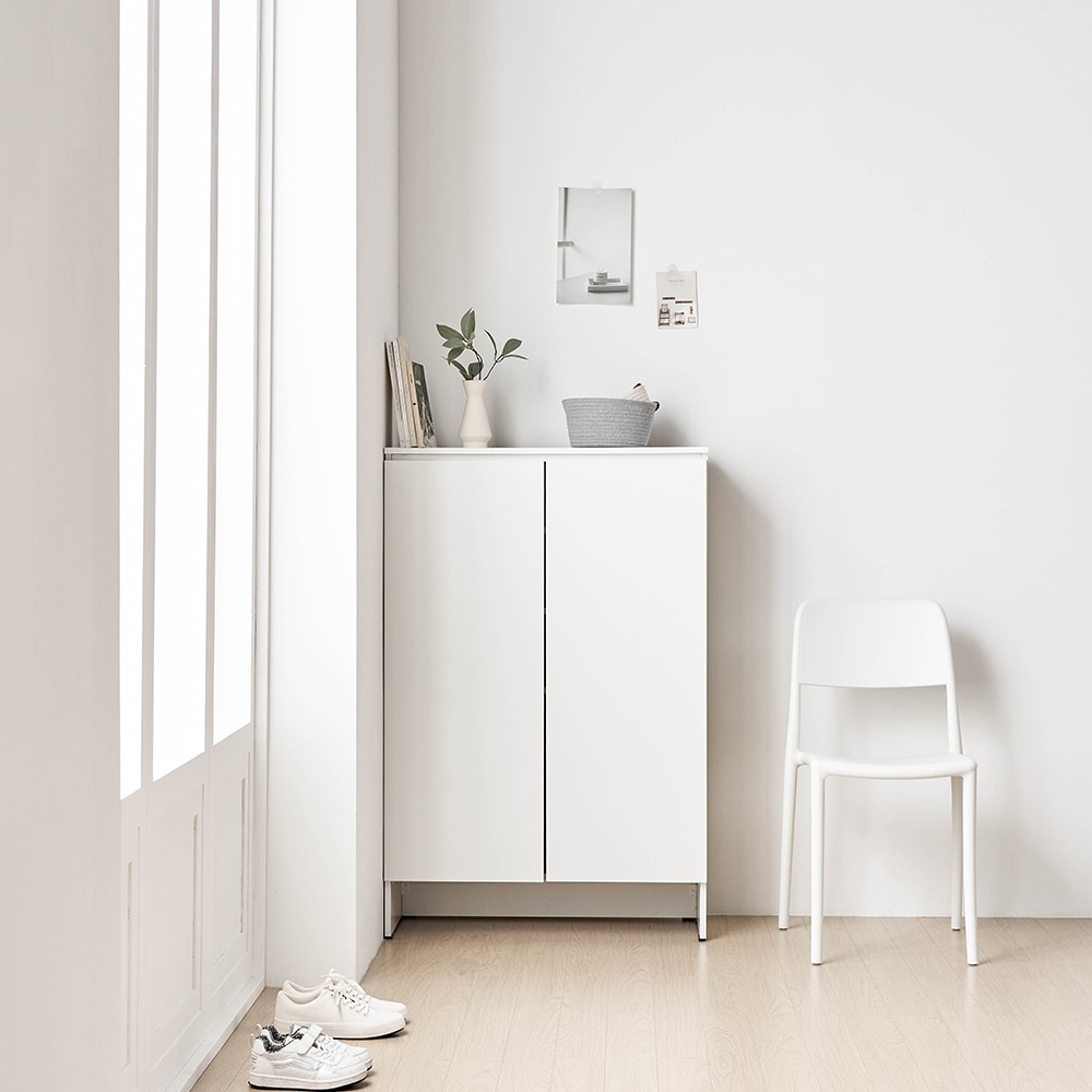 아이엔지홈 슈가 미니멀 다용도 수납장 8120 행잉형 신발장 