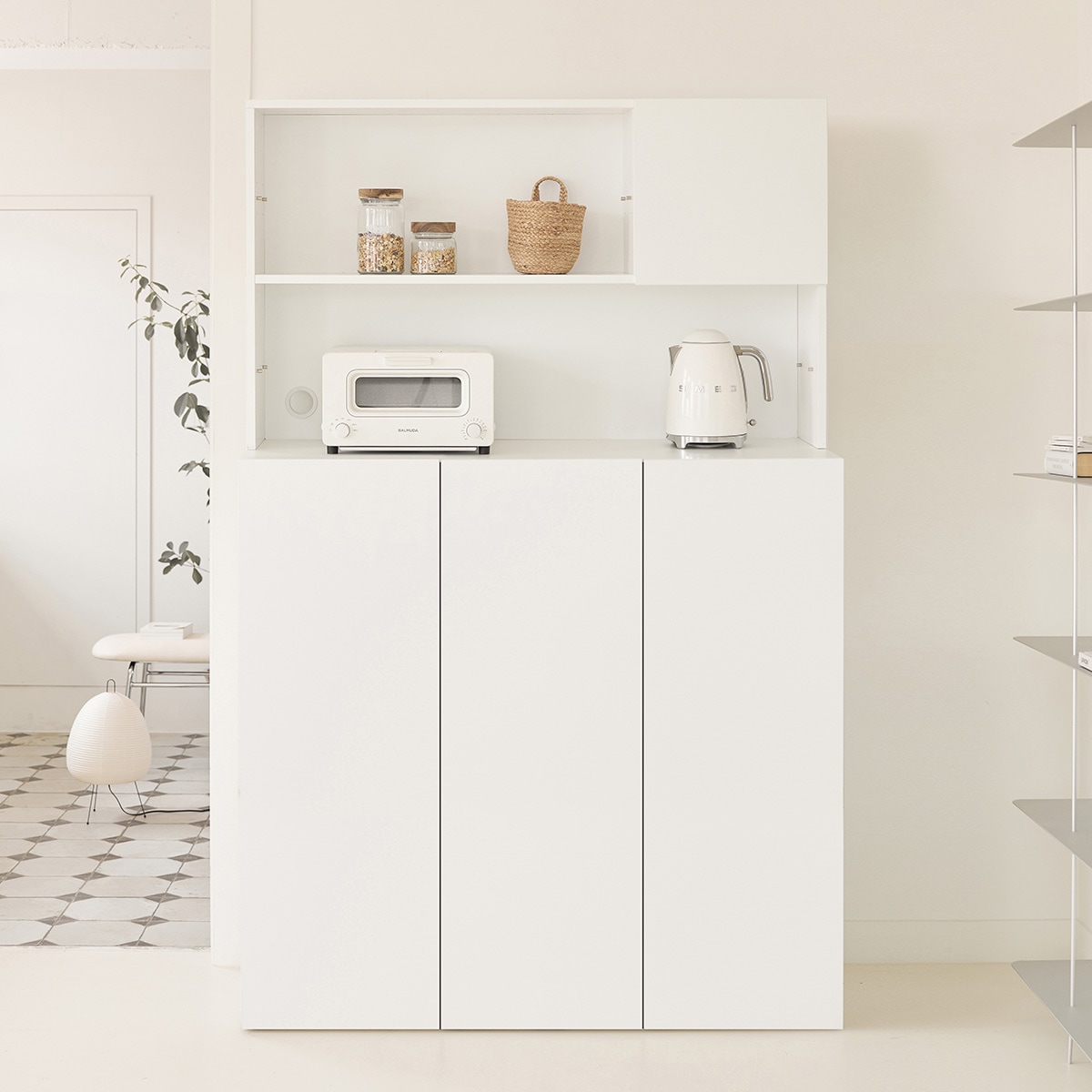 [신상품]아이엔지홈 알렉스 더 높은 1200 주방수납장세트 도어형