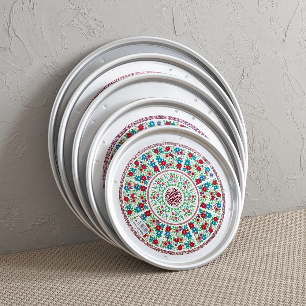 [신상품] 샤이닝홈 그루인 스타 레트로 접이식 양은밥상 5size 다용도테이블 좌식식탁