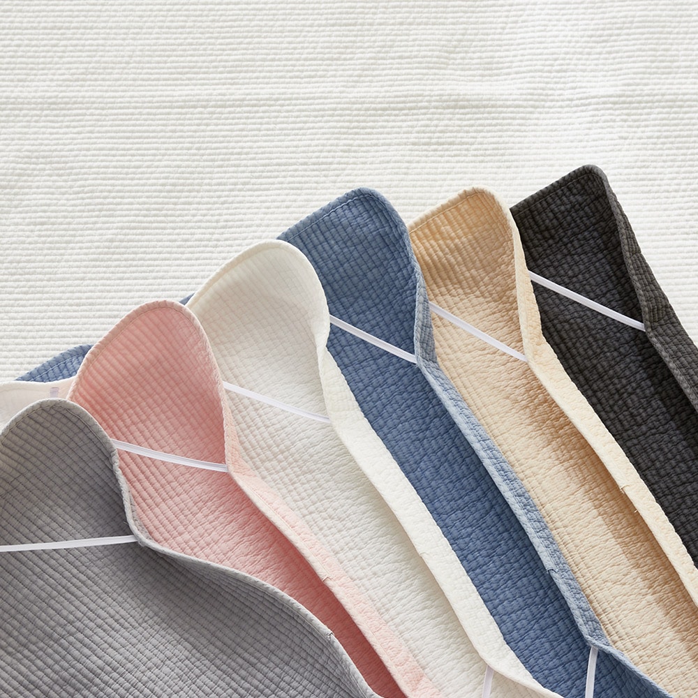 샤이닝홈 샤르르 휴이 오가닉 피그먼트 워싱 고정밴드 베개커버 2size 6컬러 편리한 사계절 베개 