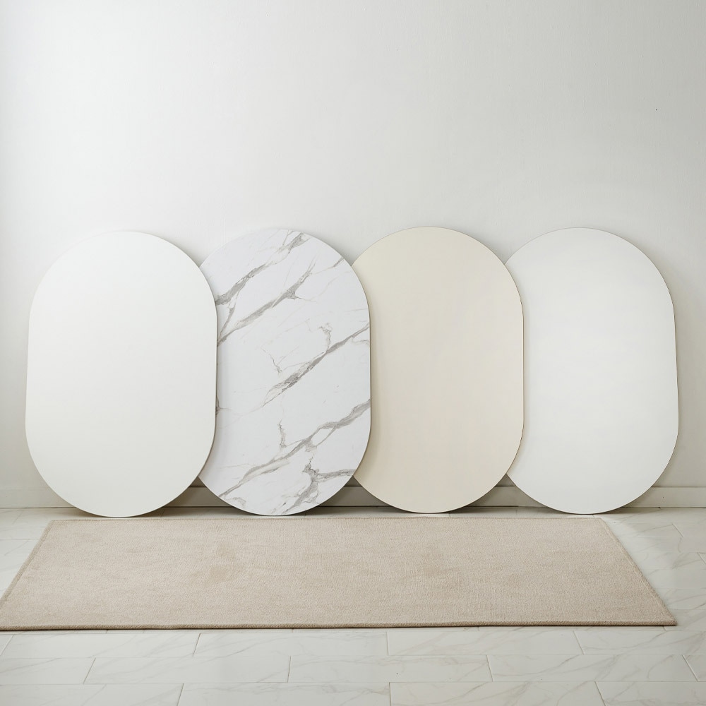 [신상품] 샤이닝홈 그루인 라보 LPM라운드 접이식 높이조절 테이블 3size