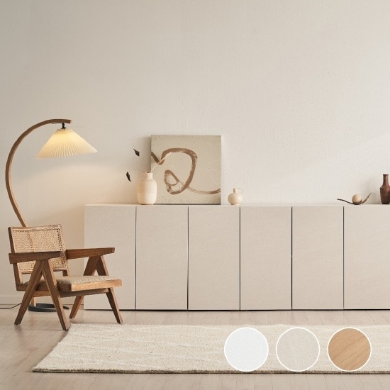 [신상품] 한샘 한샘몰pick 솔리에 에이블 플러스 E0 다용도 수납장 1200 2단 2colors