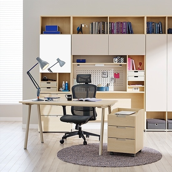 한샘 아이디S 3단 이동 서랍장 400(매장가구)