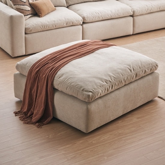 한샘 포네플러스 패브릭소파 스툴(매장가구) 