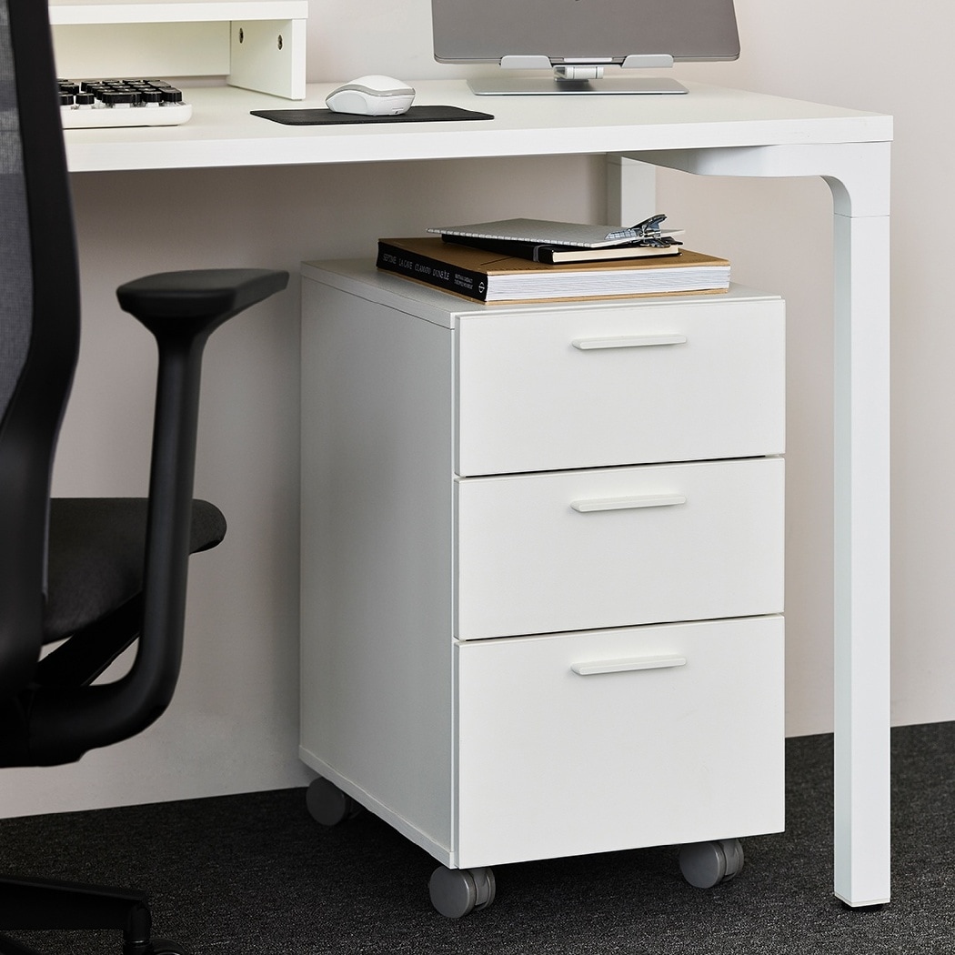 한샘 블랭크 3단 이동서랍장(매장가구)