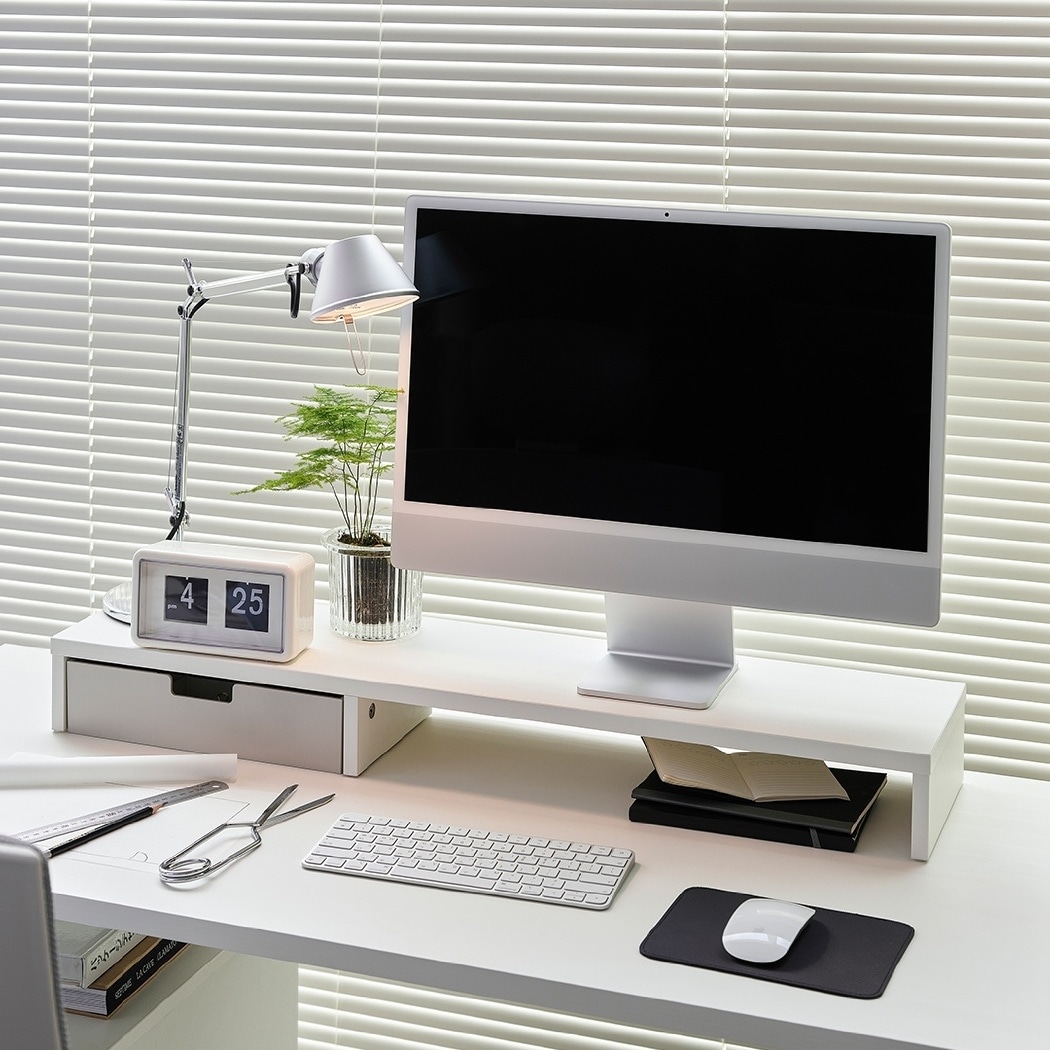 [신상품]한샘 블랭크 모니터선반(매장가구)