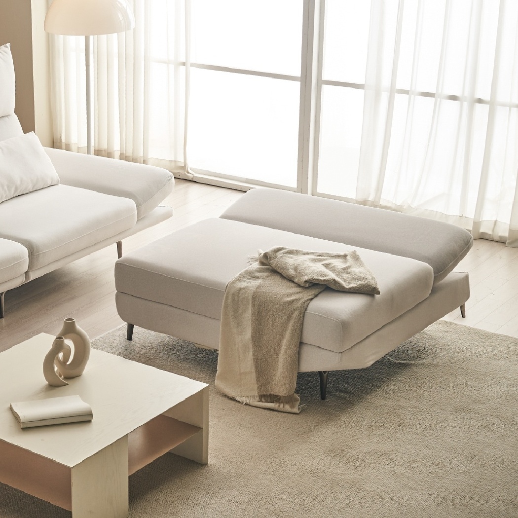 한샘 한샘몰pick 듀레스트 와이드 맞춤조절 스윙 패브릭 스툴 