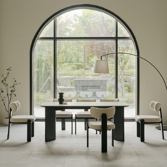 한샘 한샘몰pick 보니애 루엘 포세린 세라믹 식탁세트 6인용 1800(의자6) 