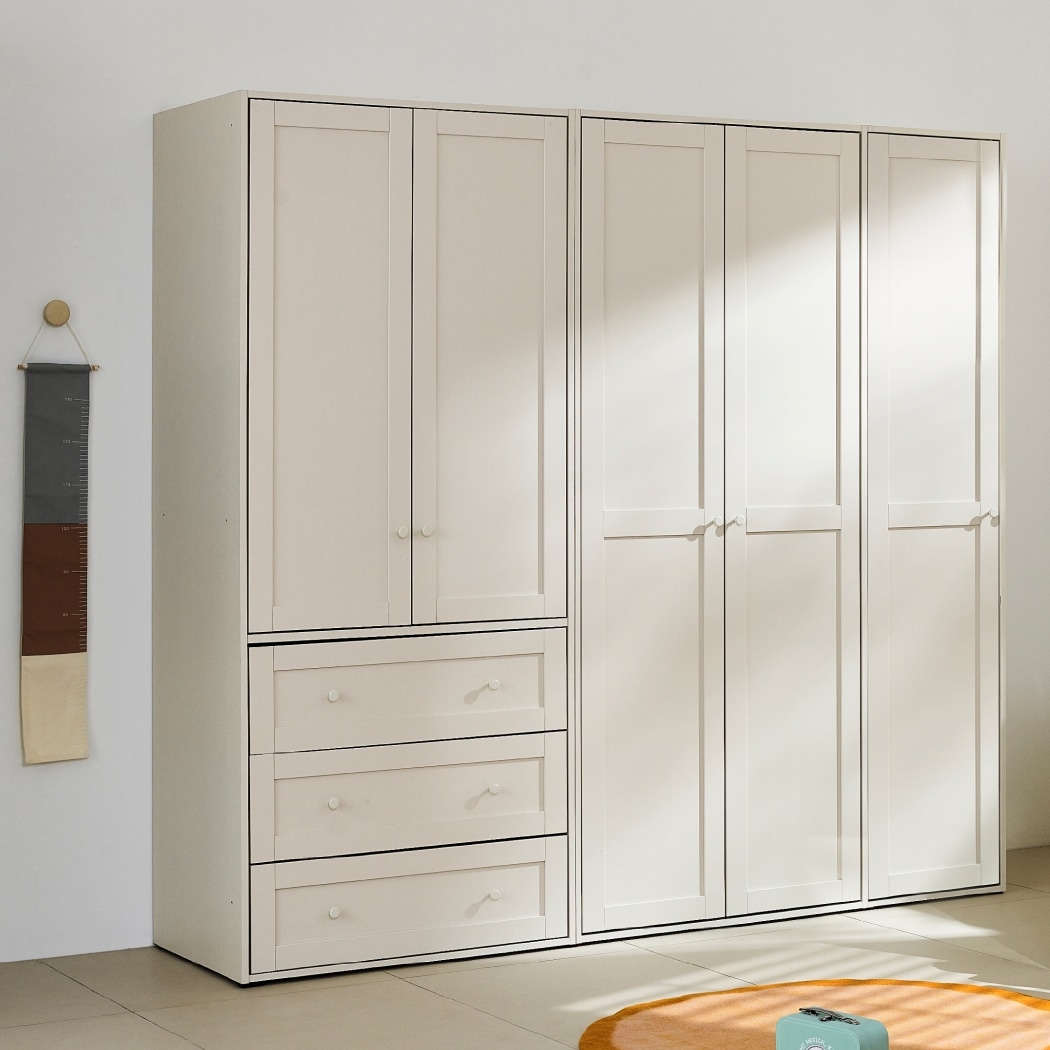 한샘 샘키즈 보나 일반/프레임 키큰옷장세트 1600 서랍형+행거형 