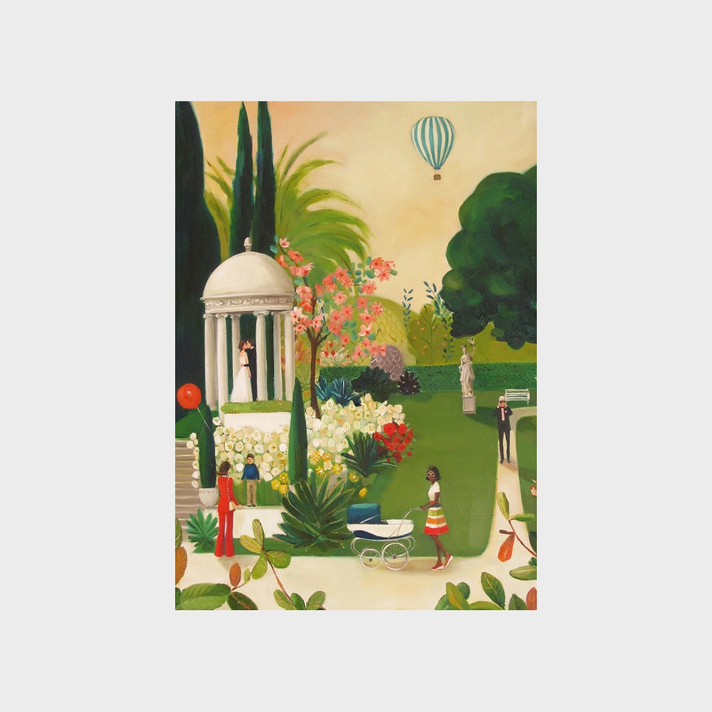 아티쉬 A3 포스터 A Fainting In The Botanical Gardens / 자넷 힐