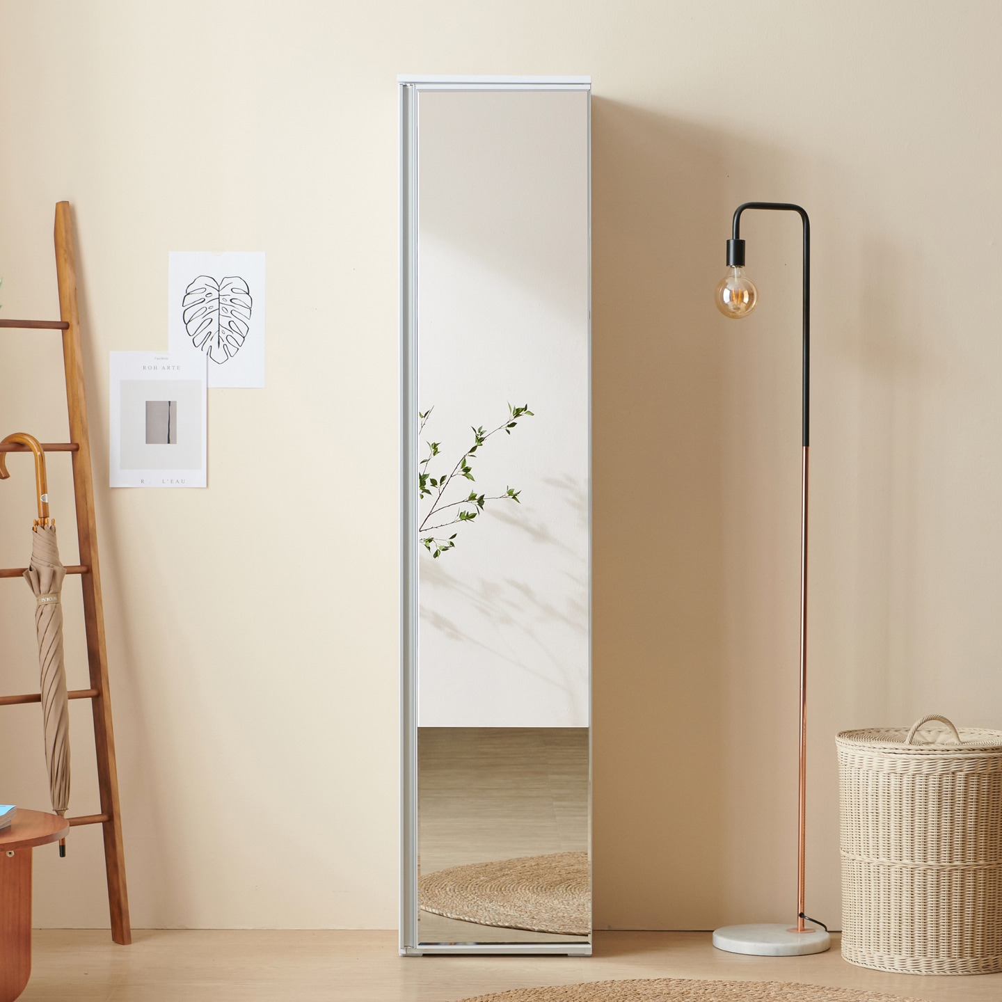 퍼닉에스엠 스마트 400 거울형 다용도신발장 2colors 