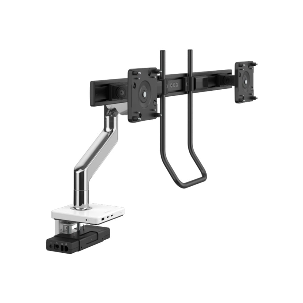 휴먼스케일 모니터암 듀얼 M8.1 / HUM-M81M33CWBHBSK