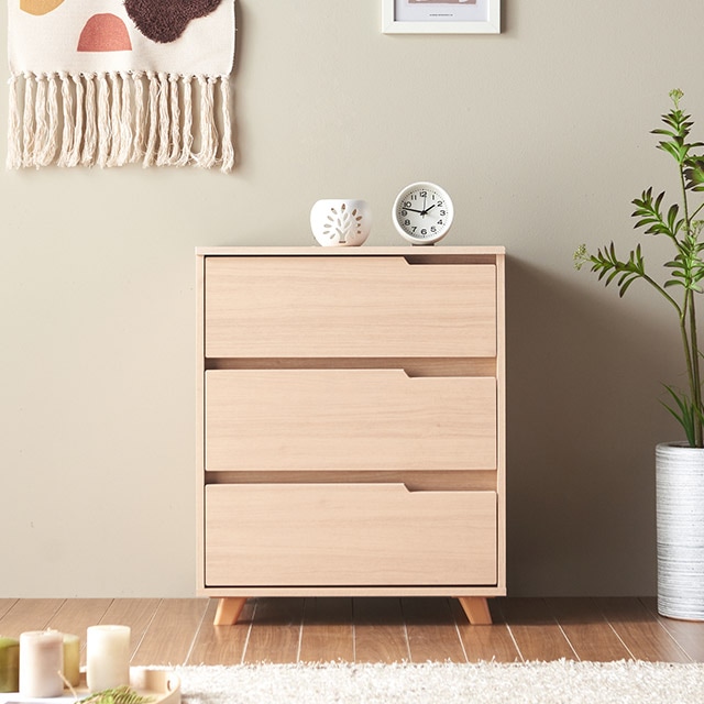 인터데코 3단서랍장 600 P0000MWE