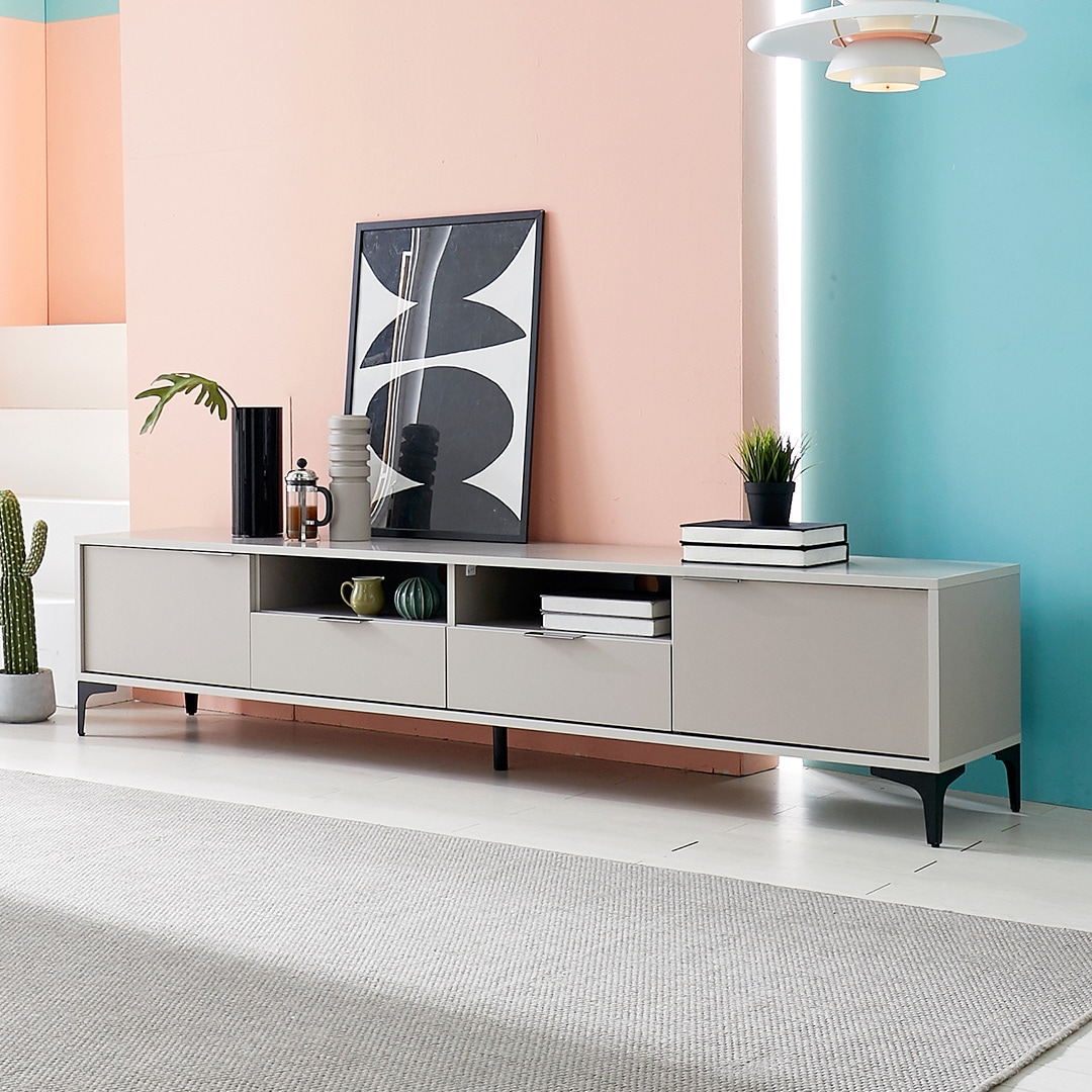 가이온 에스타 2단 2100 티비다이 거실장 4colors 