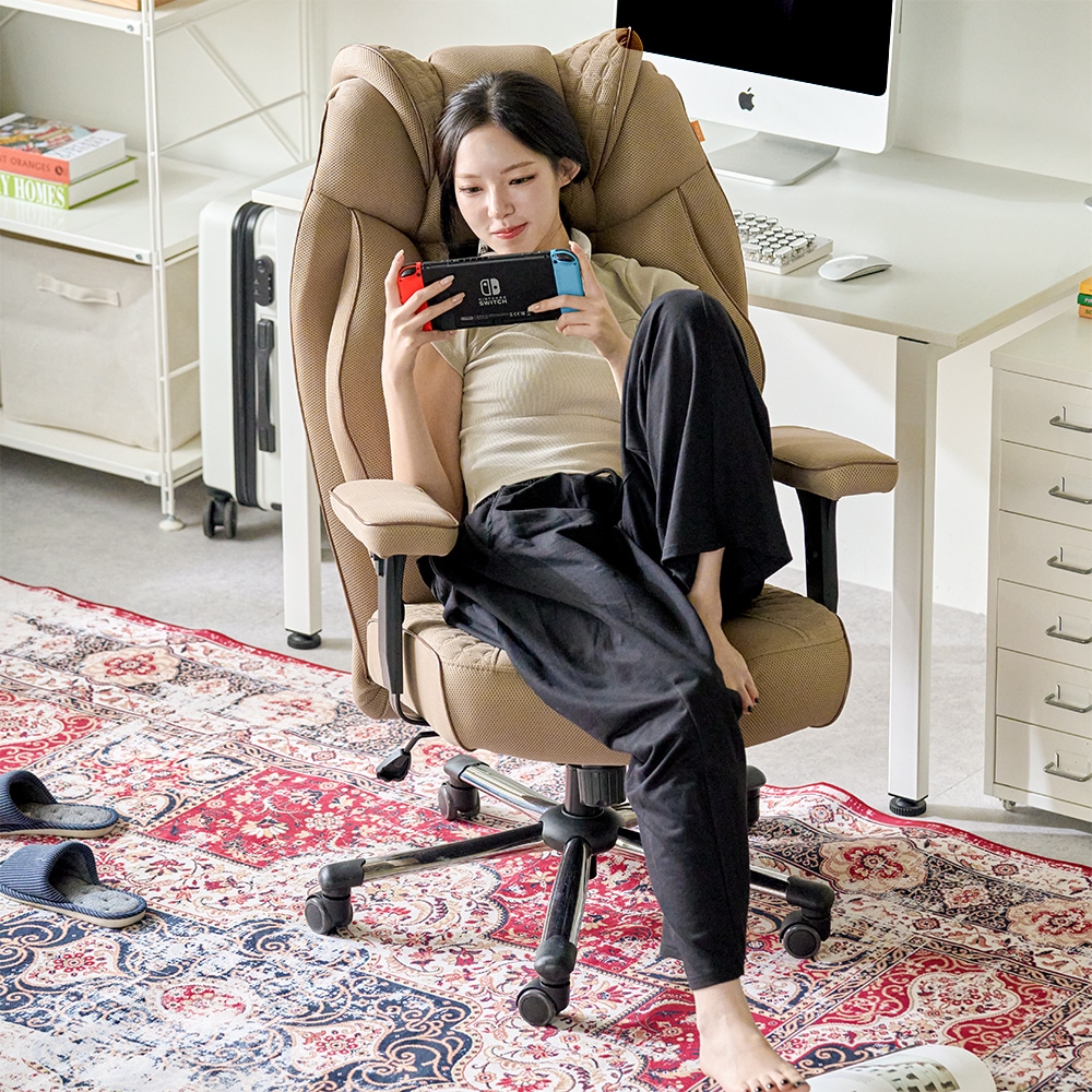 에이픽스 메쉬 피시방 컴퓨터 게이밍 의자 PC002 