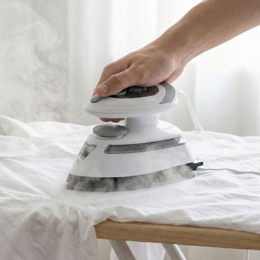 쿠잉 미니 스팀다리미 HASI-M30S 포켓 휴대용 여행용 헨디형 프리볼트