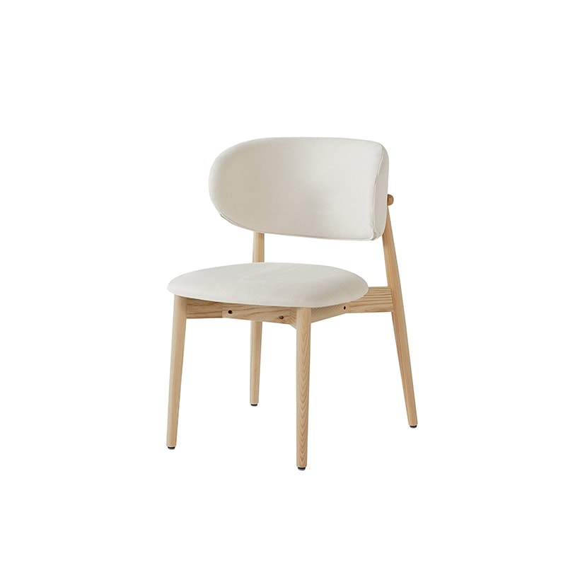 [신상품] 까사미아 포멜로 패브릭체어_내추럴